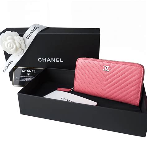 chanel pink long wallet|Chanel pink wallets for women.